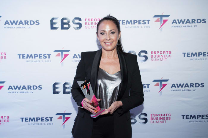 Angela Bernhard Thomas at the Tempest Awards